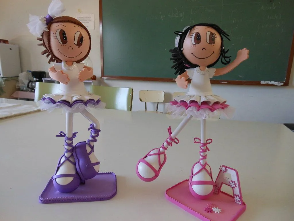 Fofuchas Bailarinas | Aprender manualidades es facilisimo. Fofuchas Bailarinas | Aprender manualidades es facilisimo.