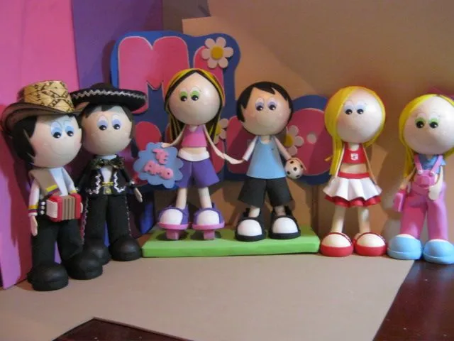 Fofuchas Colombianas: Muñecas 3d Fofuchas Colombianas Artfoamicol