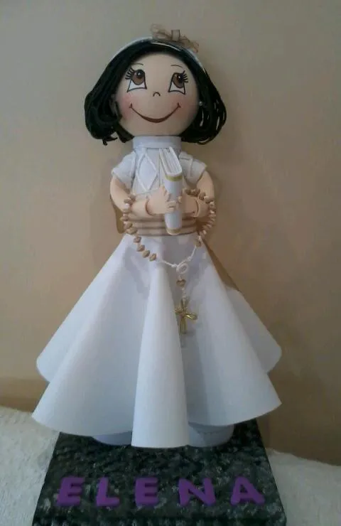 Muñecas fofuchas de la Primera Comunión - Imagui Muñecas fofuchas de la Primera Comunión - Imagui