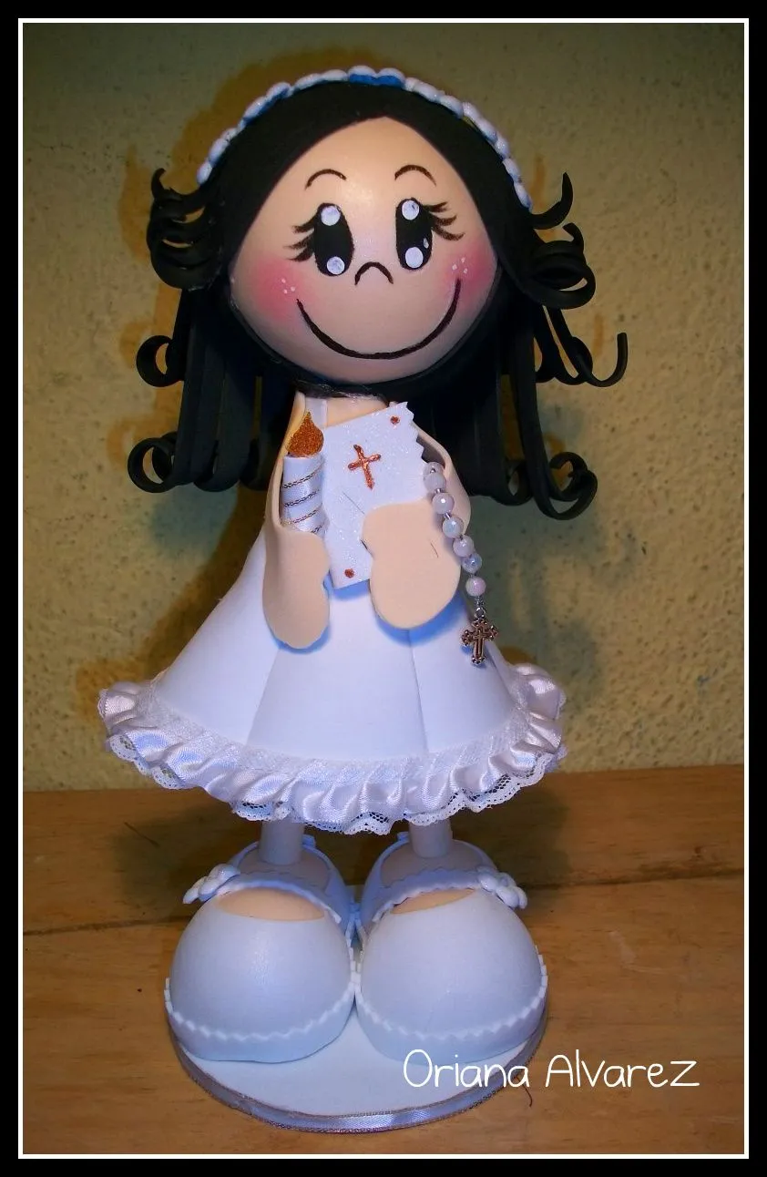 Fofuchas comunión con moldes - Imagui