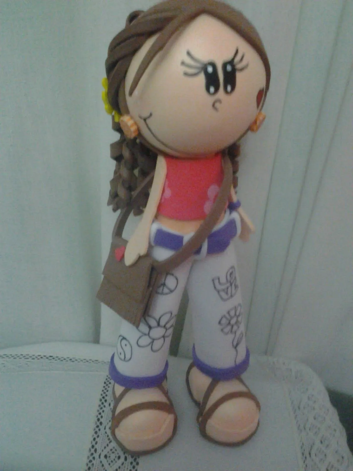Fofuchas y fieltro "La Toba": fofuchas hippies Fofuchas y fieltro "La Toba": fofuchas hippies