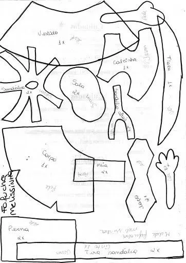 Patrones para hacer fofuchas en español - Imagui Patrones para hacer fofuchas en español - Imagui