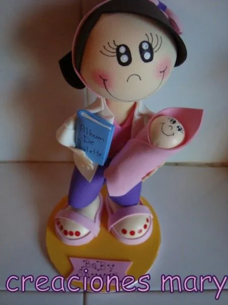 Fofuchas hechas por Mary en Manualidades con Foami / Goma Eva / Foamy Fofuchas hechas por Mary en Manualidades con Foami / Goma Eva / Foamy