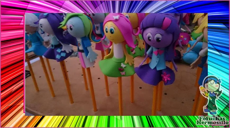 Fofuchas Hermosillo - Plaza Zaragoza: Fofulapiz My Little Pony