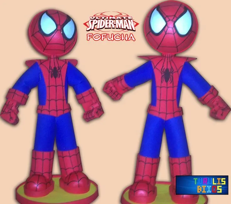 Fofuchas de el hombre araña (Spiderman) https://www.facebook.com ...