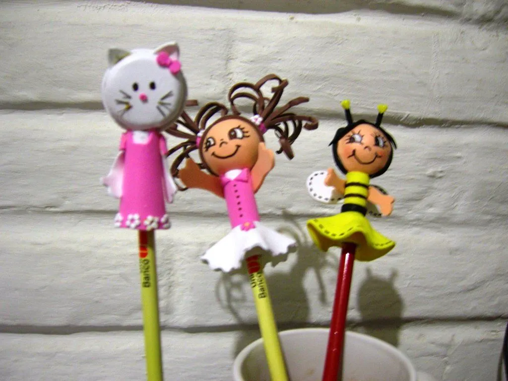 fofuchas lapices | Aprender manualidades es facilisimo. fofuchas lapices | Aprender manualidades es facilisimo.