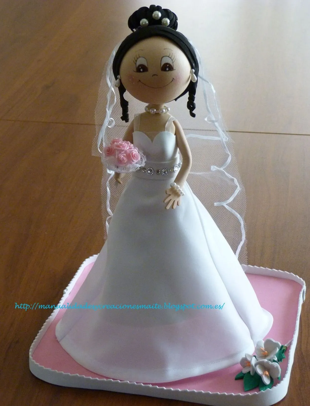 FOFUCHAS. Manualidades y Creaciones Maite: Fofucha con vestido de ...