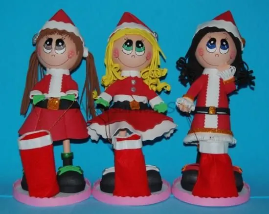Fofuchas navideñas. | ¡Adorna tu Navidad! | Pinterest | Html Fofuchas navideñas. | ¡Adorna tu Navidad! | Pinterest | Html
