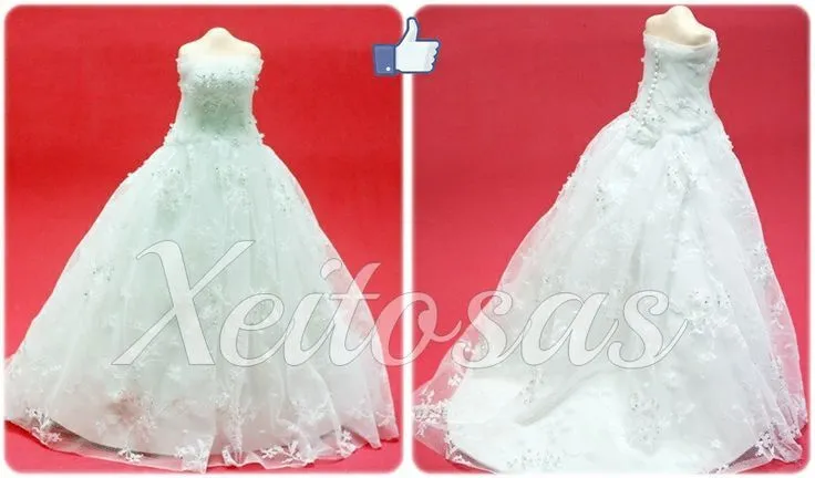 Vestido para fofucha novia con la base hecha de goma eva y ... Vestido para fofucha novia con la base hecha de goma eva y ...