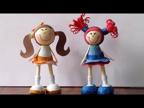 Fofuchas - paso a paso + moldes - Manualidades para todos - YouTube