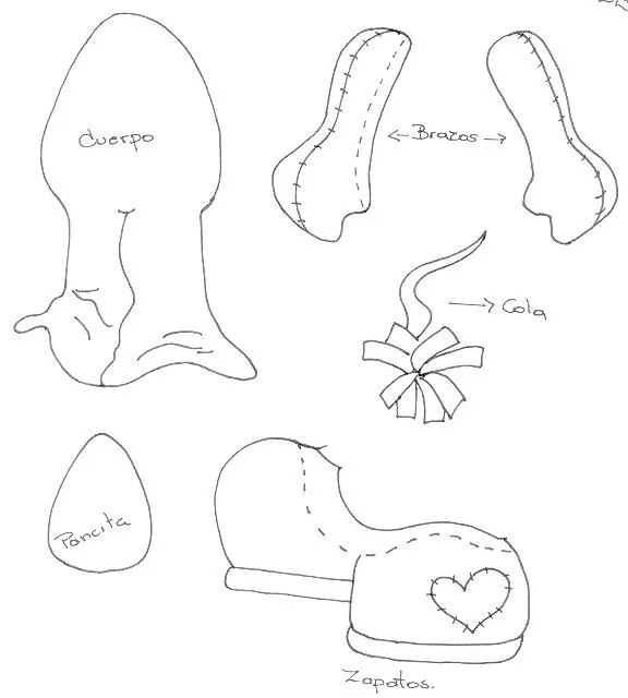 Fofuchas planas de princesas moldes - Imagui | fufuchis | Pinterest