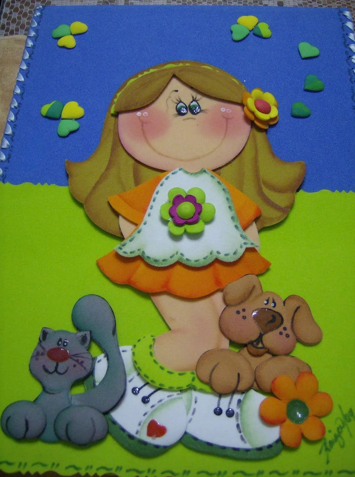 Manualidades de fofuchas planas - Imagui