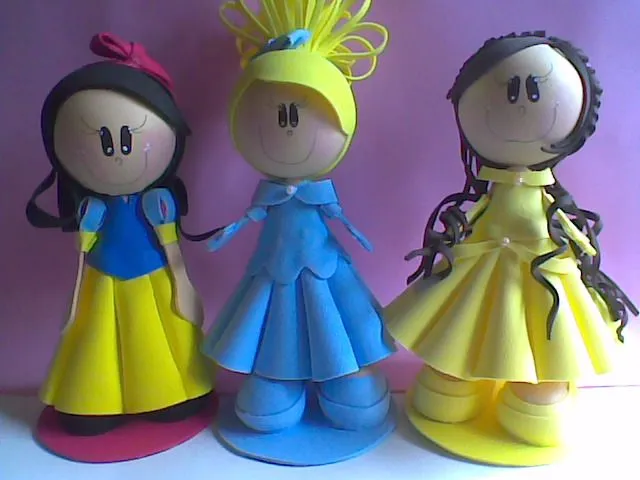 Muñecas fofuchas princesas - Imagui