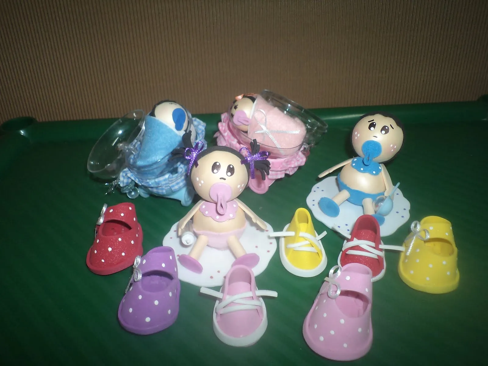 Fofuchas: Recuerdos de baby shower en goma eva Fofuchas: Recuerdos de baby shower en goma eva