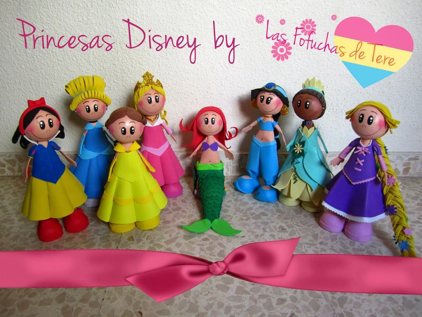 Las Fofuchas de Tere: Princesas Disney by Fofuchas de Tere & Cía. Las Fofuchas de Tere: Princesas Disney by Fofuchas de Tere & Cía.