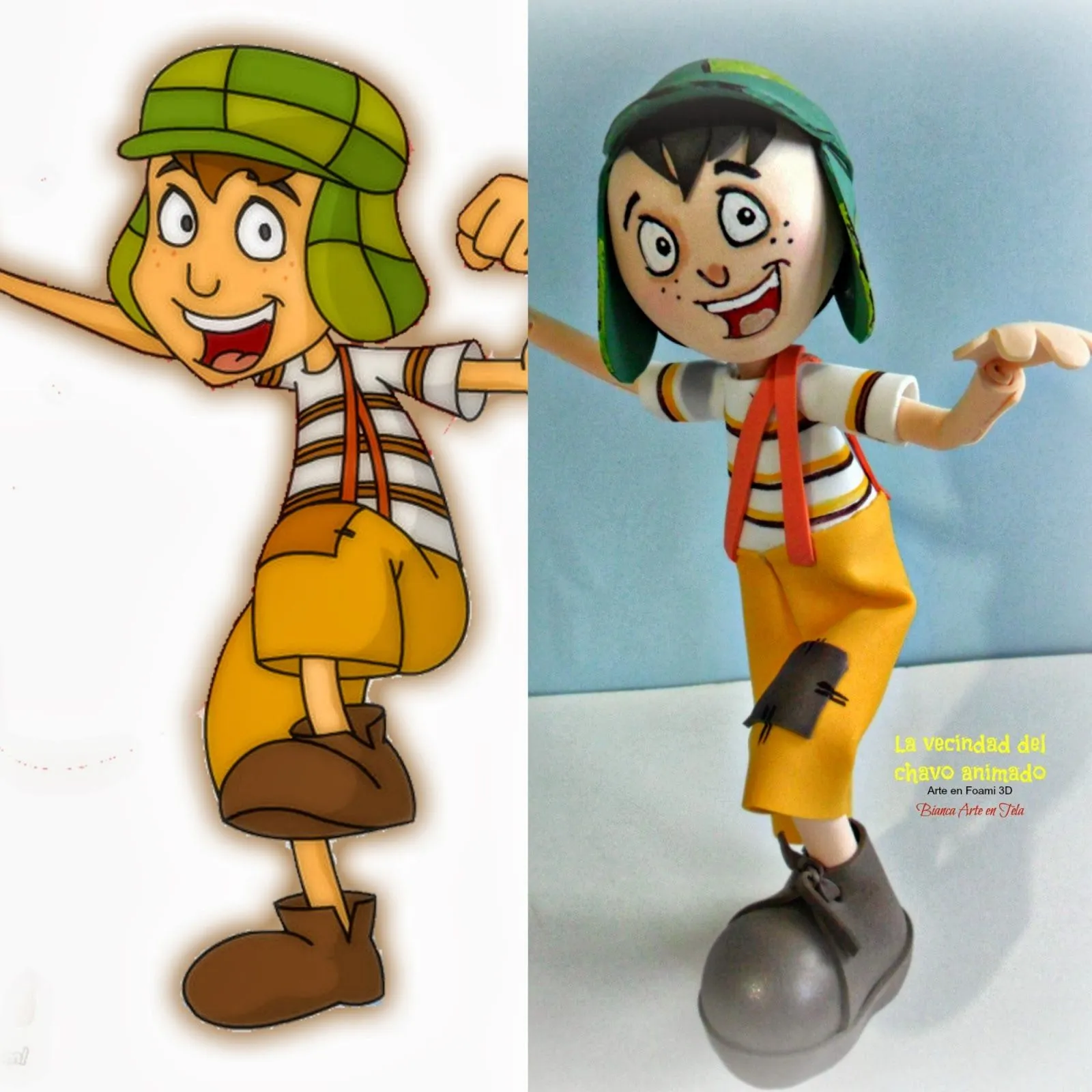 FOFUCHO CHAVO DEL OCHO ANIMADO | Bianca Arte en Tela FOFUCHO CHAVO DEL OCHO ANIMADO | Bianca Arte en Tela