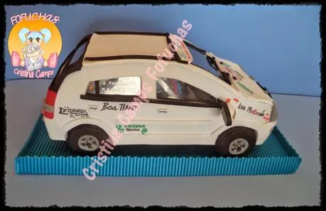 Fofucho Coche en goma eva - Paperblog