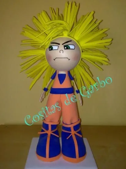 fofucho goku ssj3 goma eva,porexpan,pintura acrílica termoformado ... fofucho goku ssj3 goma eva,porexpan,pintura acrílica termoformado ...