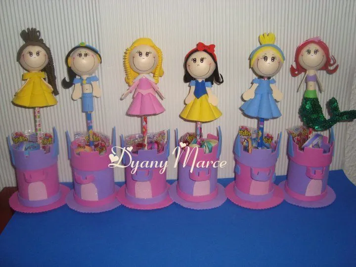 fofulapices | Fofulapiz de las seis princesas con dulcero en ... fofulapices | Fofulapiz de las seis princesas con dulcero en ...