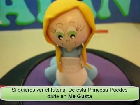 FOFULAPIZ ALICIA PRINCESAS DISNEY EN FOAMI O GOMAEVA PARA FIESTAS ...