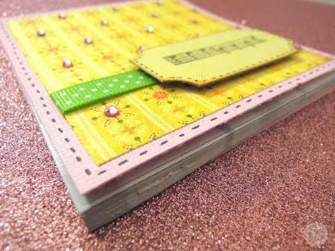 Cómo hacer una libreta para notas. *TUTORIAL SCRAPBOOK* - YouTube Cómo hacer una libreta para notas. *TUTORIAL SCRAPBOOK* - YouTube
