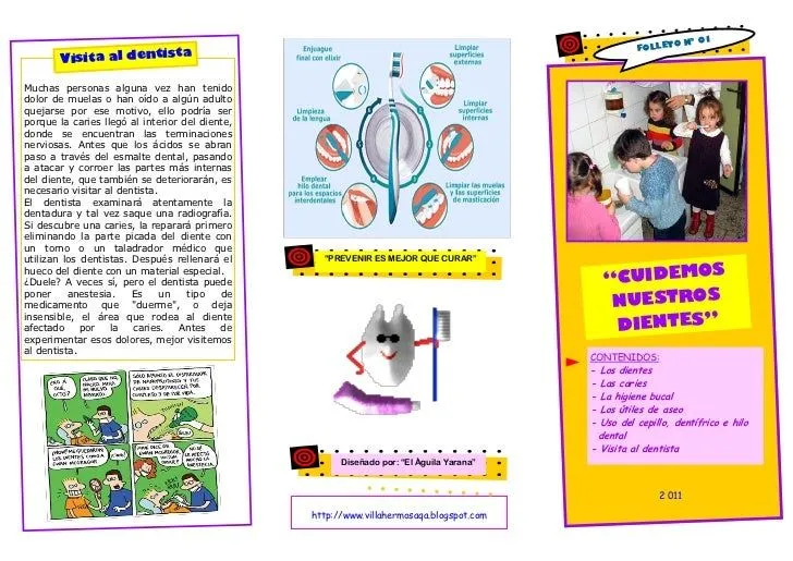 FOLLETO: &quot;CUIDEMOS NUESTROS DIENTES&quot;