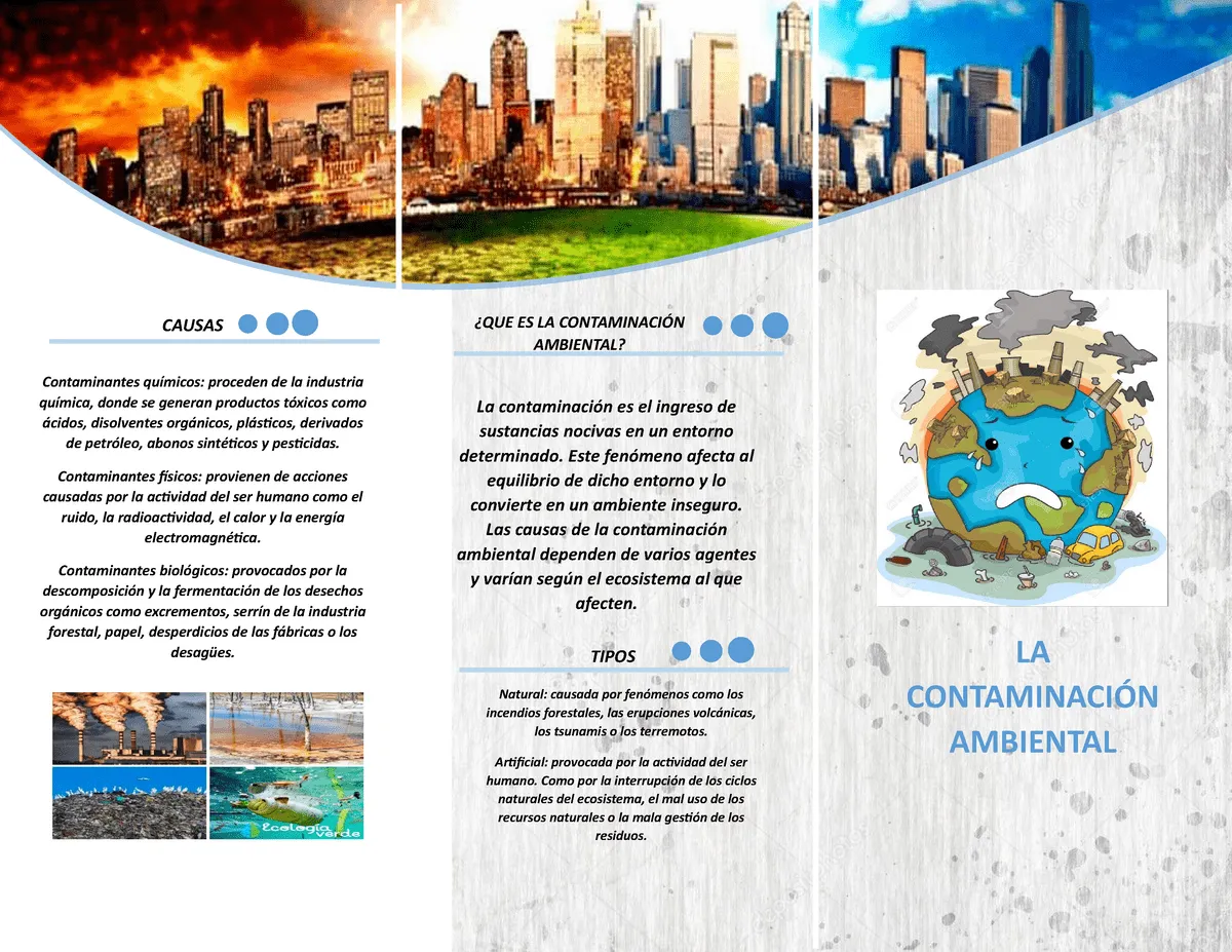 Folleto De Contaminación Ambiental - Contaminantes químicos: proceden de la industria química, donde - Studocu Folleto De Contaminación Ambiental - Contaminantes químicos: proceden de la industria química, donde - Studocu