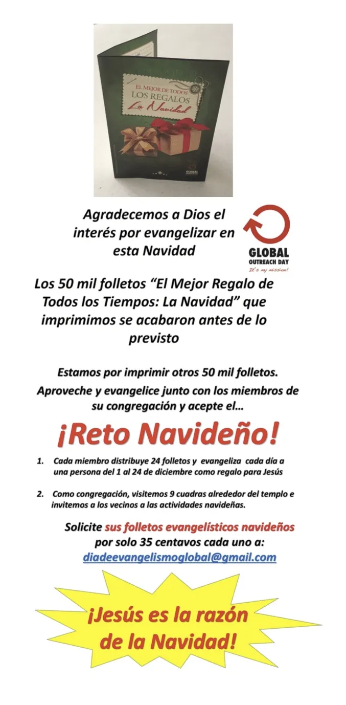Folleto Evangelístico Navideño – El Evangelista Mexicano Folleto Evangelístico Navideño – El Evangelista Mexicano