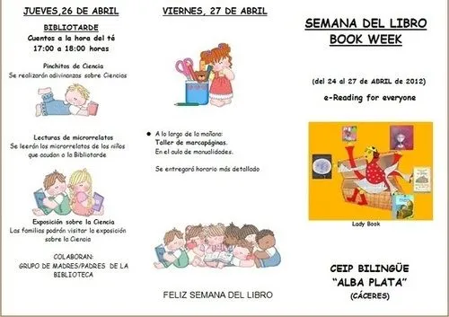 Ejemplo de folleto de programa de actividades de la biblioteca ... Ejemplo de folleto de programa de actividades de la biblioteca ...