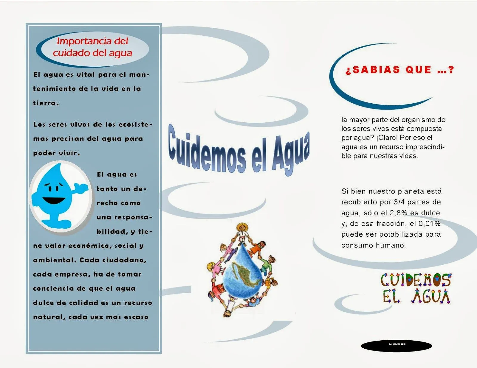 Folleto de el agua - Imagui
