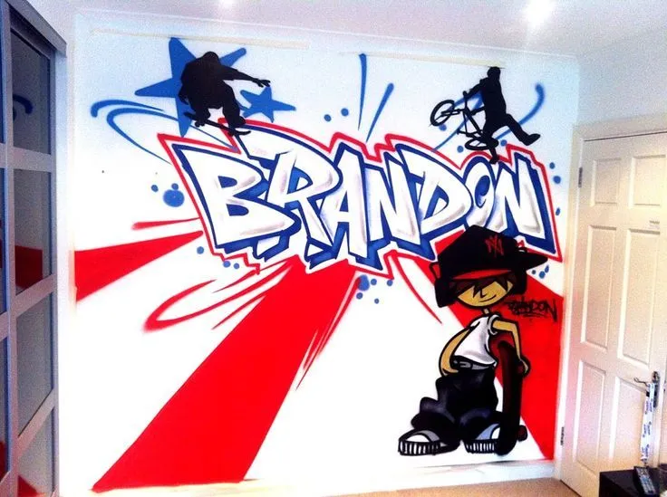 followbeacon: Graffiti Bedroom Design