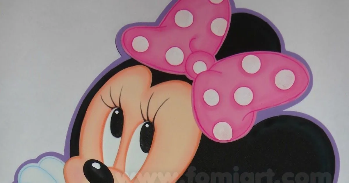 Fomi Moldes: Semana 43: Tierna Minnie Mouse moldes PNG y JPG Fomi Moldes: Semana 43: Tierna Minnie Mouse moldes PNG y JPG