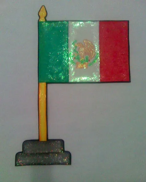 Bandera de México con fomi - Imagui