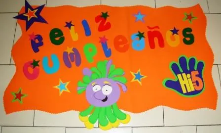 Como hacer letreros de cumpleaños en foami - Imagui