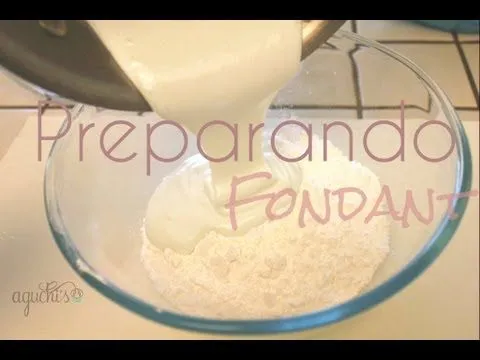 COMO HACER FONDANT (PASO A PASO)- HOW TO MAKE FONDANT - YouTube COMO HACER FONDANT (PASO A PASO)- HOW TO MAKE FONDANT - YouTube