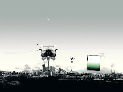 fondo abstracto HD la ciudad tecnológicamente | Imagenes y Fondos ...