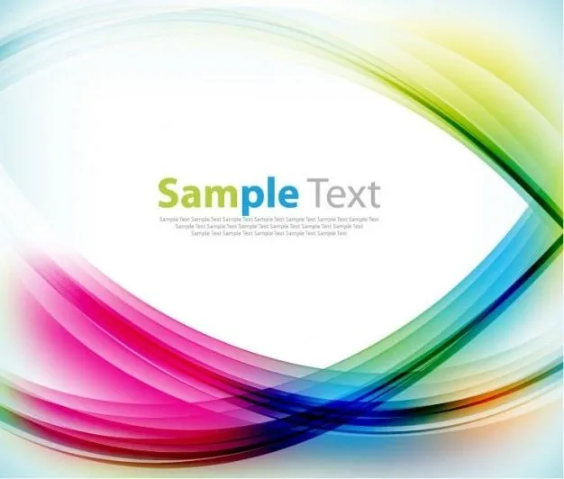 Fondo abstracto con las ondas de colores | Descargar Vectores gratis Fondo abstracto con las ondas de colores | Descargar Vectores gratis