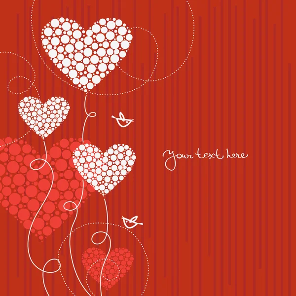 Fondo de amor con corazones abstractos — Vector stock © pimonova ... Fondo de amor con corazones abstractos — Vector stock © pimonova ...