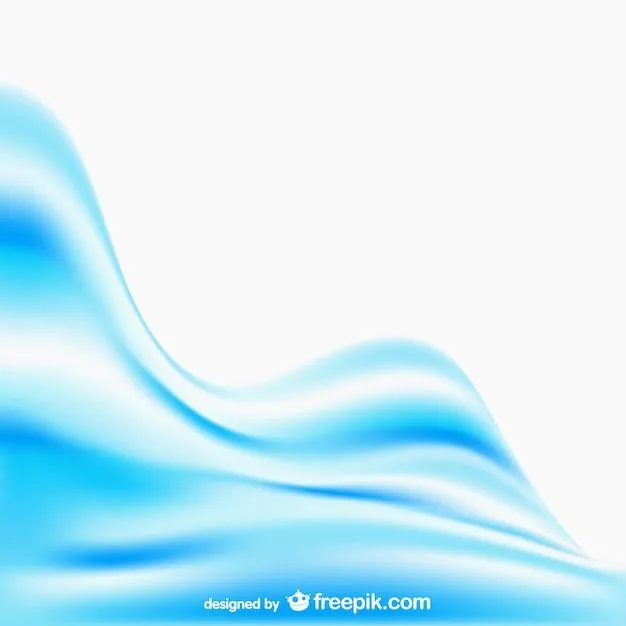 Fondo azul y blanco con ondas | Descargar Vectores gratis