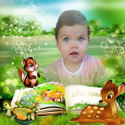 Fondo Bamby Fantasía en el prado HD [PSD/PNG] - AccionglobalXSoft
