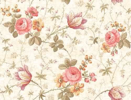 Fondo beige con flores y decoraciones | Fondos Vintage | Pinterest