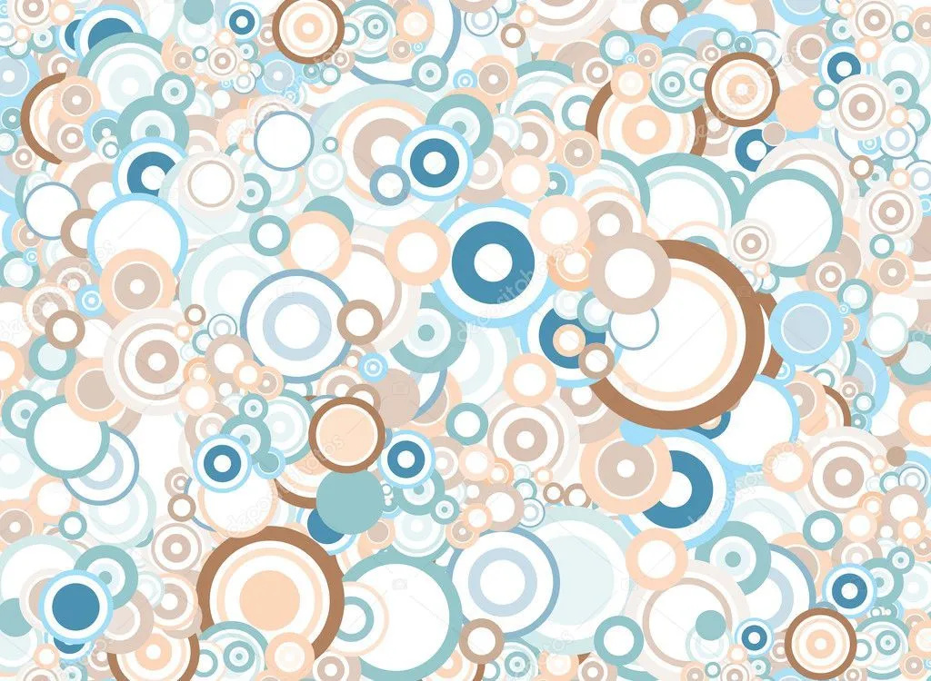 Fondo de círculos de colores pastel — Vector stock © orson # Fondo de círculos de colores pastel — Vector stock © orson #