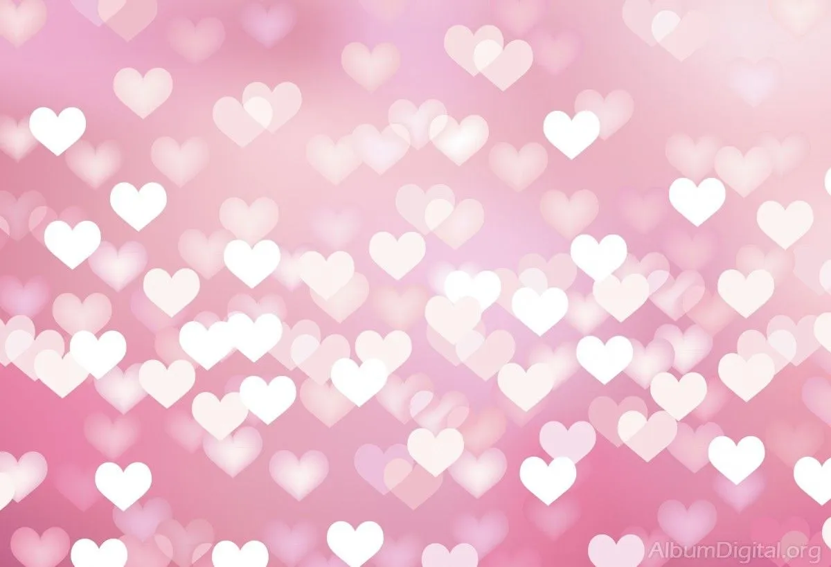 Fondo comunión para álbum classic corazones