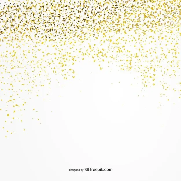 Fondo con confeti dorado | Descargar Vectores gratis Fondo con confeti dorado | Descargar Vectores gratis