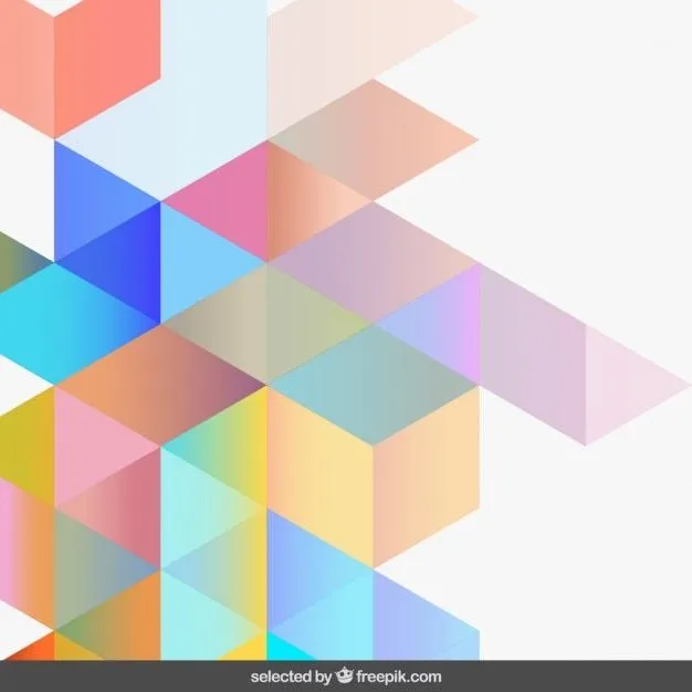 Fondo degradado geométrico de colores claros | Descargar Vectores ... Fondo degradado geométrico de colores claros | Descargar Vectores ...