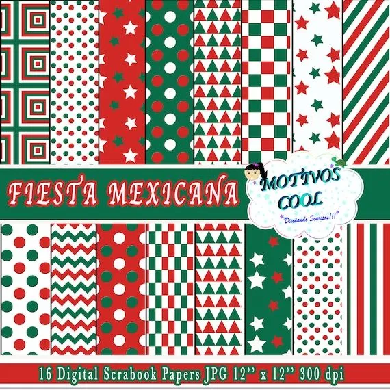 Fondo Digital Papel Digital FIESTA MEXICANA para por MotivosCool Fondo Digital Papel Digital FIESTA MEXICANA para por MotivosCool