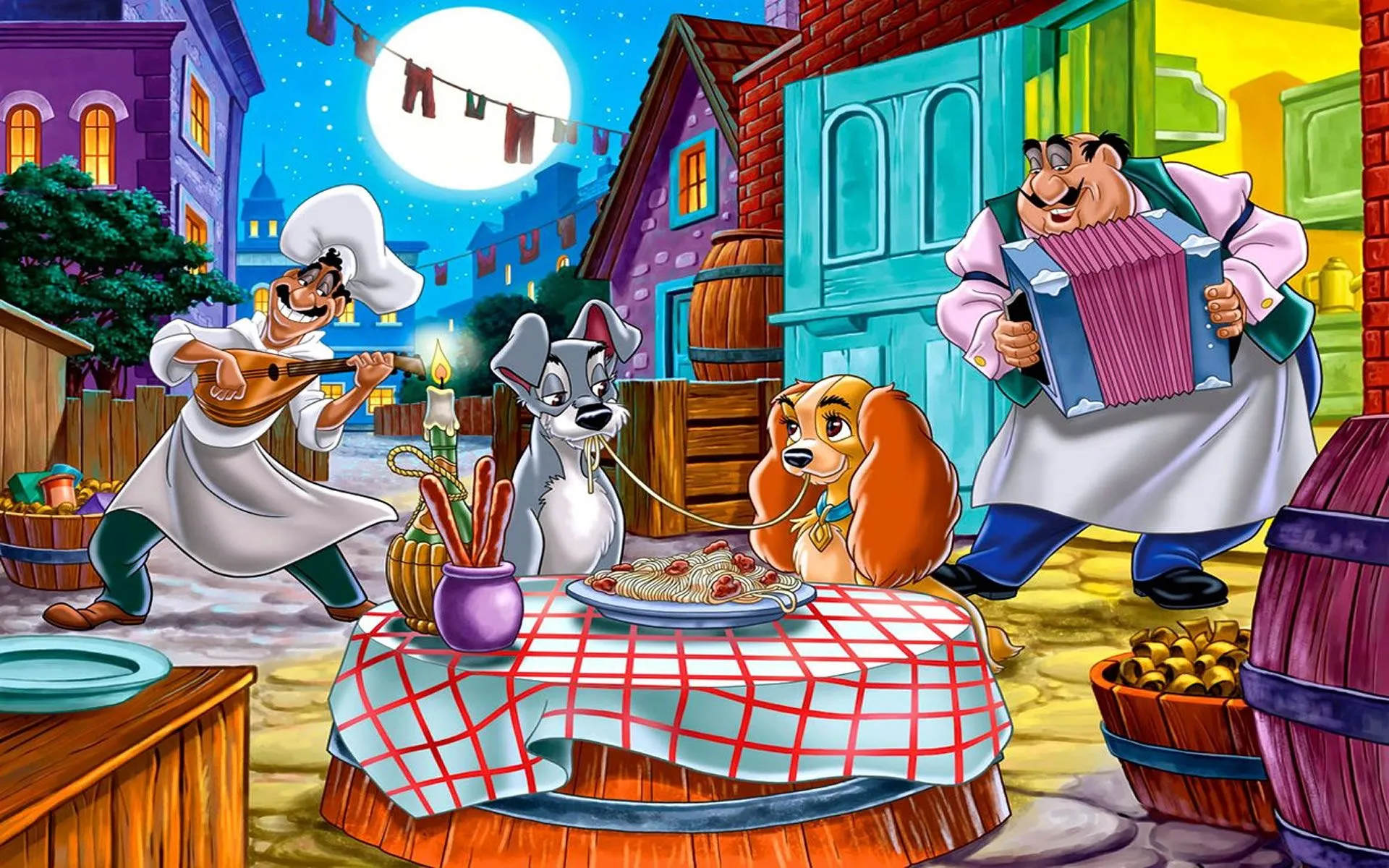 Fondo Disney La Dama y el Vagabundo - Wallpapers Fondo Disney La Dama y el Vagabundo - Wallpapers