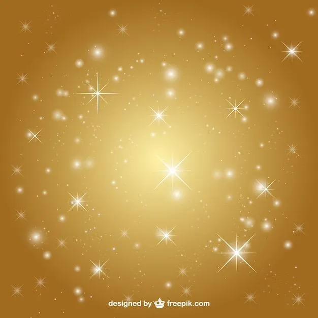 Fondo dorado con estrellas | Descargar Vectores gratis