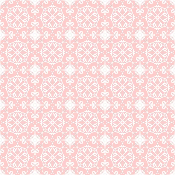 Fondo de encaje transparente en color de rosa — Vector stock ...