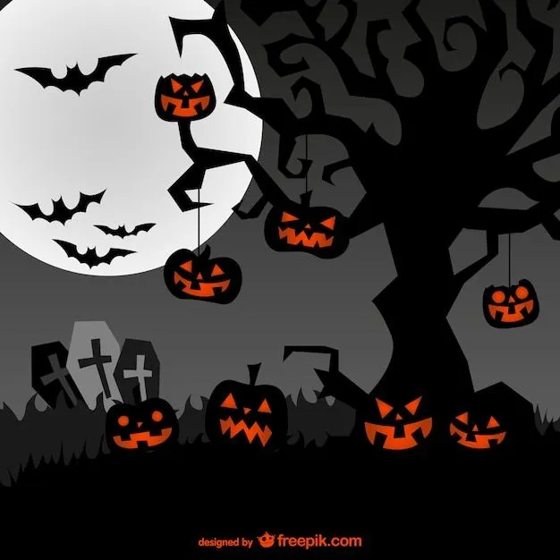 Fondo espeluznante para Halloween | Descargar Vectores gratis